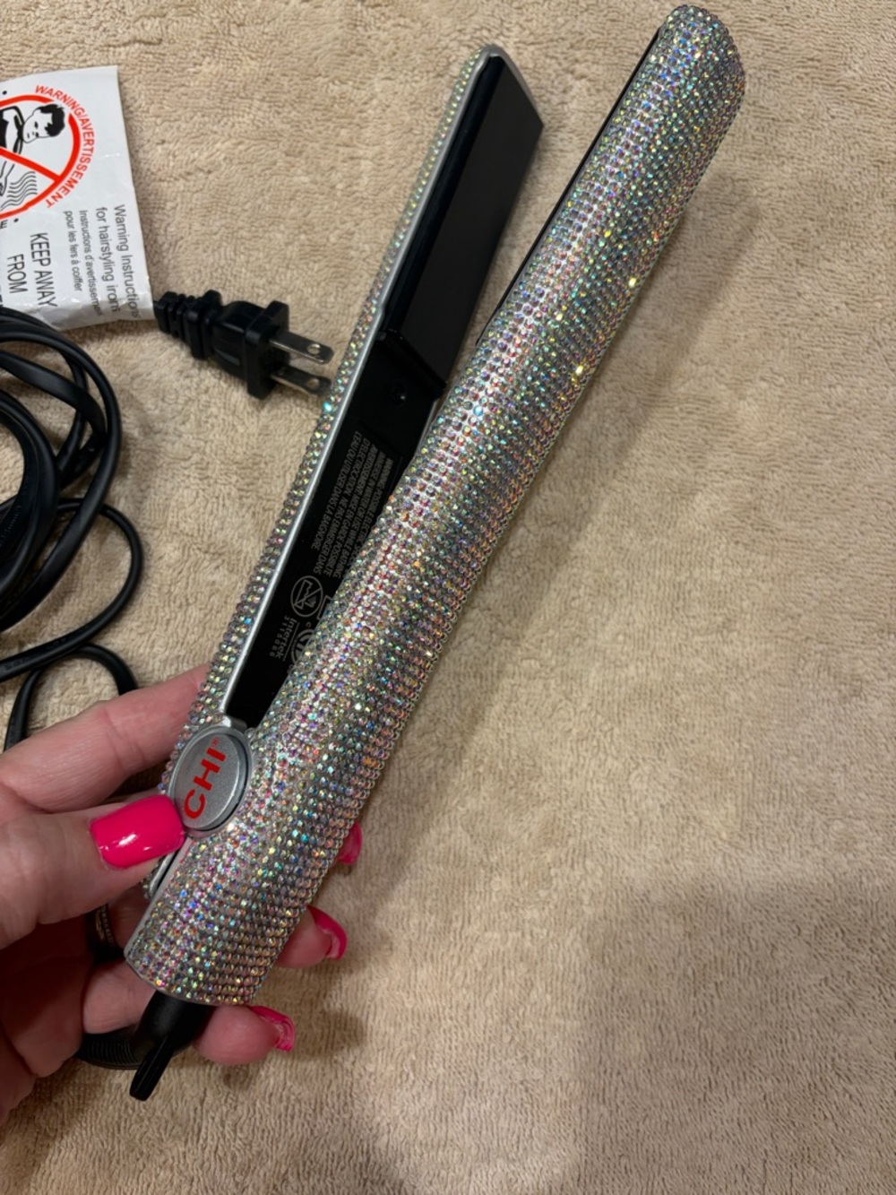 CHI “the Sparkler” Lava Iron 1" Volcanic Lava Hairstyling Iron- LIMITED EDITION